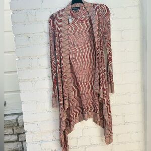 I.N.C Chevron Cardigan